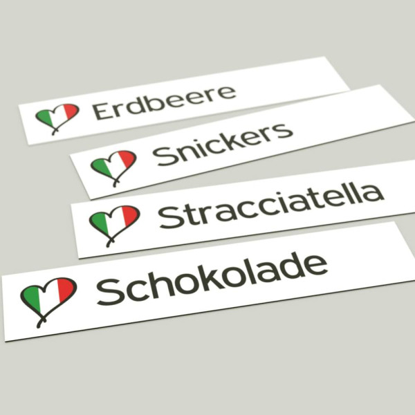 40 Magnetschilder mit Ital.Herz