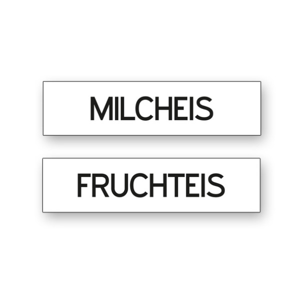 Magnetschilder Fruchteis / Milcheis