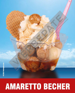 Produkt -Amaretto Becher Magnetschild